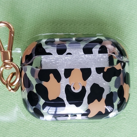 KATE SPADE LEOPARD AIRPODS PRO CASE:NIB LEOPARD - Picture 6 of 9
